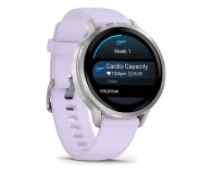 Garmin Venu 4 Silver 41mm z fioletowym paskiem - 1363884 - zdjęcie 3